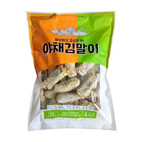 (냉동) 푸르온 야채김말이 1kg  (튀김류/어묵류)