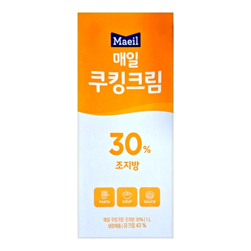 (냉장) 매일유업 쿠킹크림 1L  (치즈/버터/유제품)