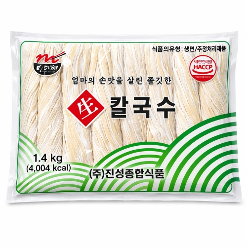 (냉장) 면다해 생칼국수 1.4kg  (만두/국수/스파케티/냉면)