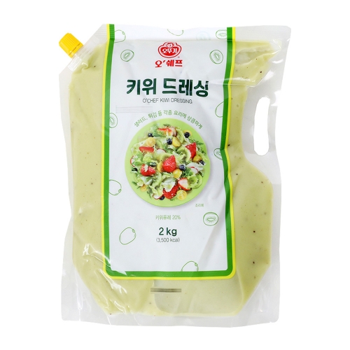 (냉장) 오뚜기 오쉐프 키위드레싱 2kg  (물엿/식초/소스/액젖)