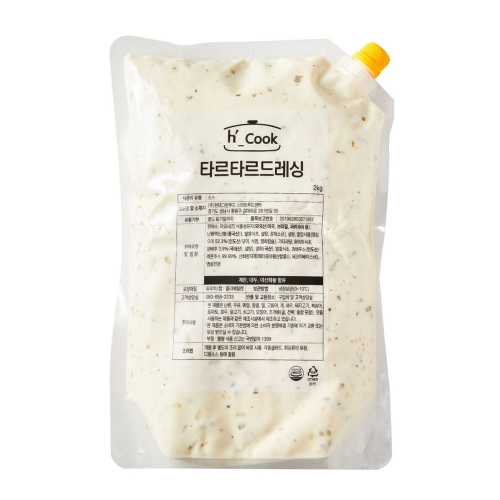 (냉장) 현대그린 타르타르드레싱 2kg  (물엿/식초/소스/액젖)