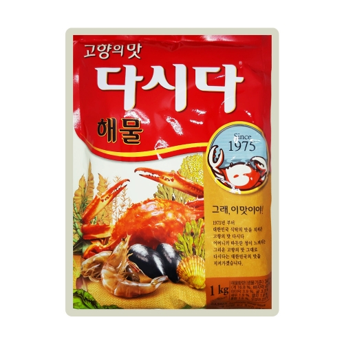CJ 백설 해물 다시다 1kg  (조미료/분말류)