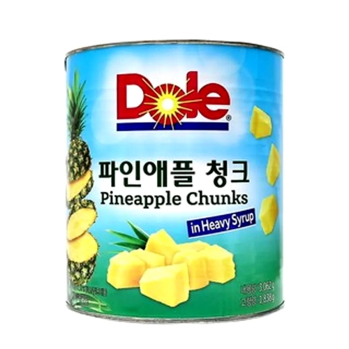 Dole 파인애플 청크 3kg  (통조림/캔/햄/잼)