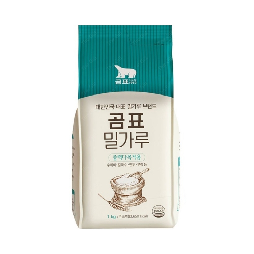 곰표 중력 밀가루 1kg  (튀김가루/밀가루)