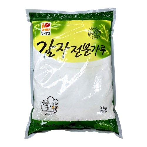 뚜레반 감자전분가루(수입) 3kg  (튀김가루/밀가루)