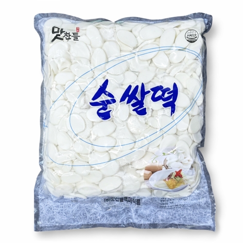 맛찬들 순쌀떡 3kg  (튀김류/어묵류)