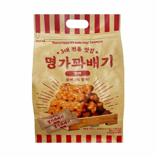 명가꽈배기 참깨 500g  (과자/껌/스낵류)