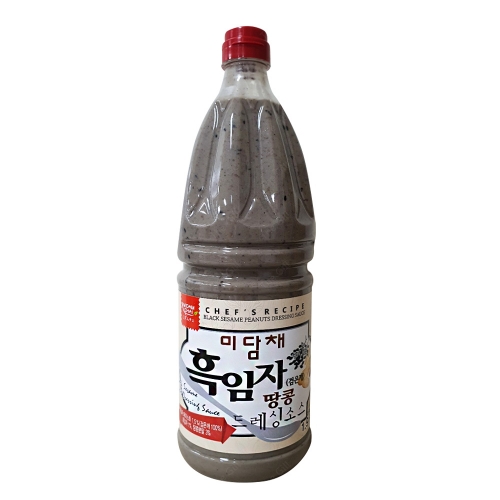 미담채 흑임자땅콩 드레싱소스 1.9kg  (물엿/식초/소스/액젖)
